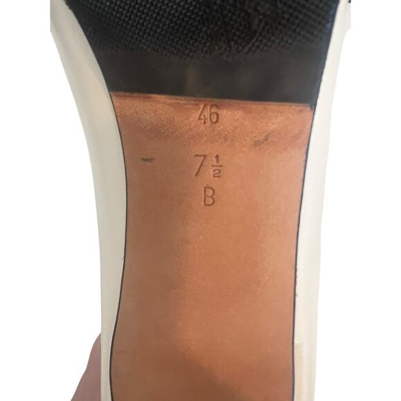 VIA SPIGA CREAM WHITE OPEN TOE WOMENS HEELS SIZE 7 1/2 B - Picture 4 of 12